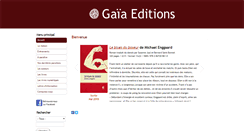 Desktop Screenshot of gaia-editions.com