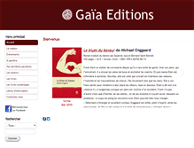 Tablet Screenshot of gaia-editions.com